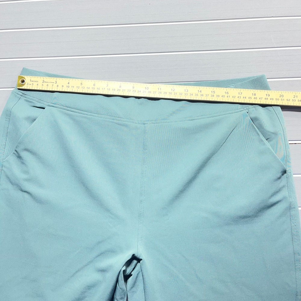 32 Degrees Cool Womens XL Light Teal Green Stretch Pull On Travel Pants T2312598 - Picture 4 of 7